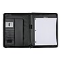 Bond Street Faux Leather Padfolio with Zipper Closure, Gray (WRC1503BS-GREY)~#|#~sp126080856_sc7