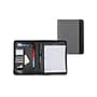 Bond Street Faux Leather Padfolio with Zipper Closure, Gray (WRC1503BS-GREY)~#|#~sp126080858_sc7