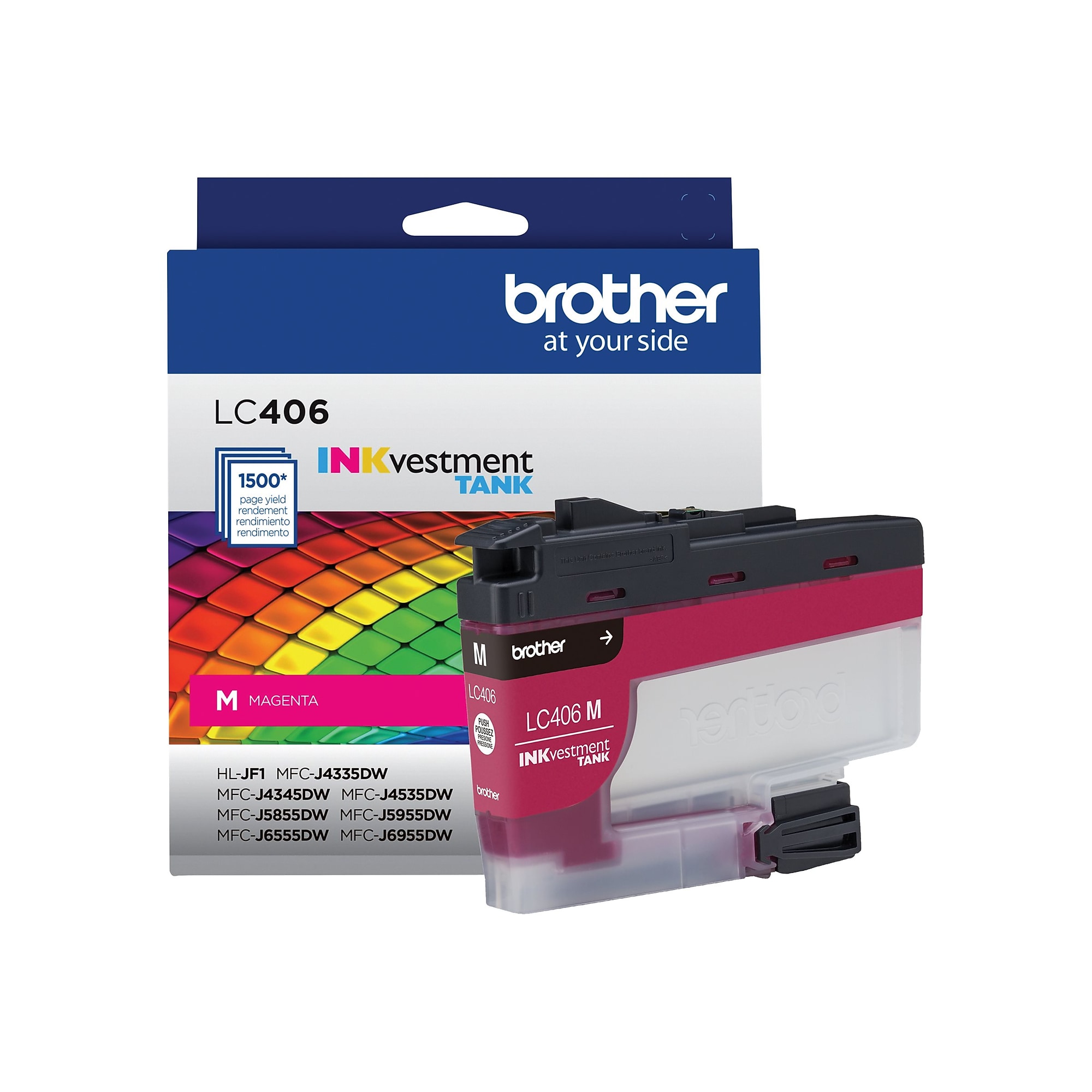 Brother LC406 Magenta Standard Yield Ink Cartridge (LC406MS) Sansujyuku sansujyuku.com