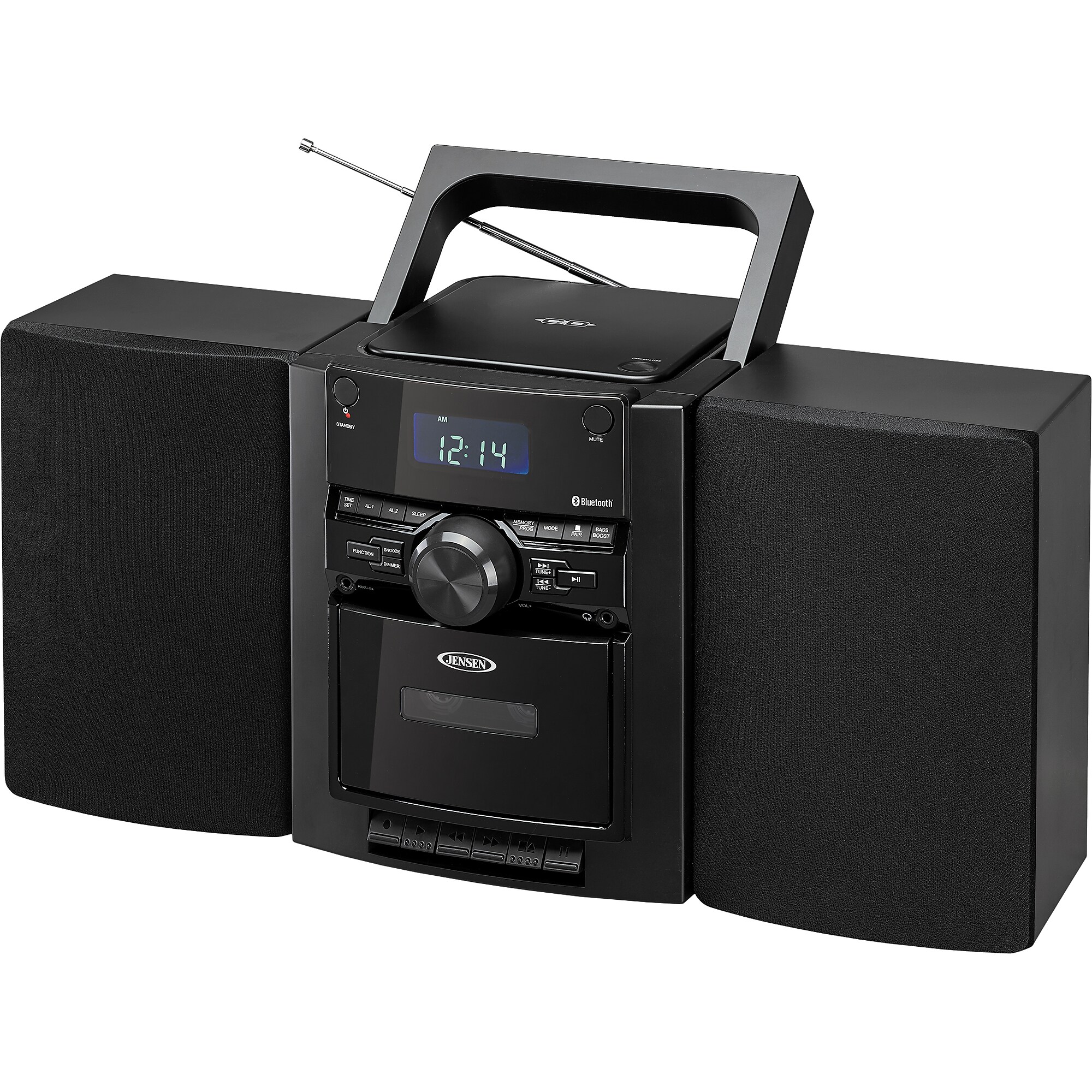 Jensen CD-785 Bluetooth Cassette/MP3/CD/Radio Player, Black (CD-785) Sansujyuku sansujyuku.com