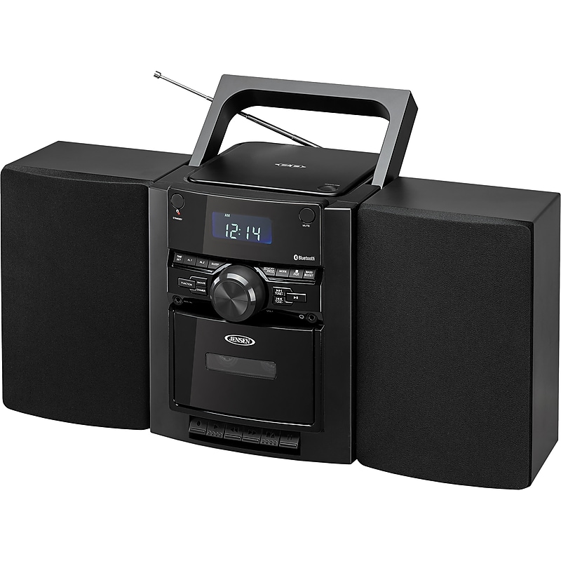 Jensen CD-785 Bluetooth Cassette/MP3/CD/Radio Player, Black (CD-785) image 1