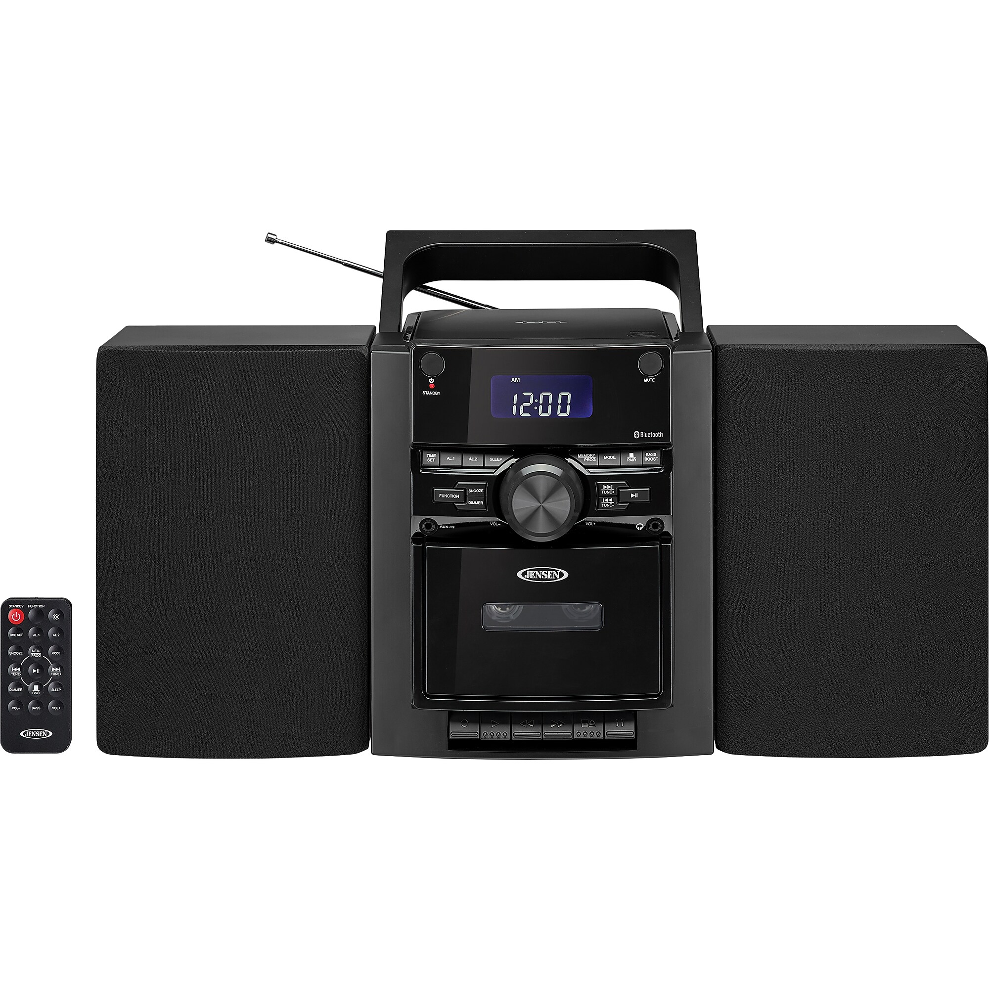 Jensen CD-785 Bluetooth Cassette/MP3/CD/Radio Player, Black (CD-785) Sansujyuku sansujyuku.com
