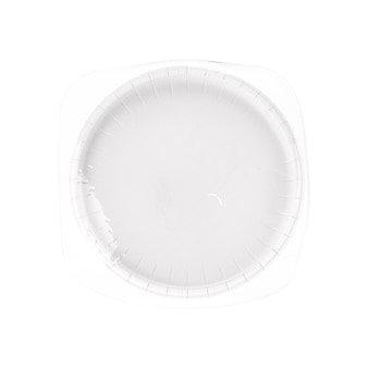 Dixie Basic Individually Wrapped Paper Plates, 8.5", White, 500 Plates/Case (DBP09WR1)
