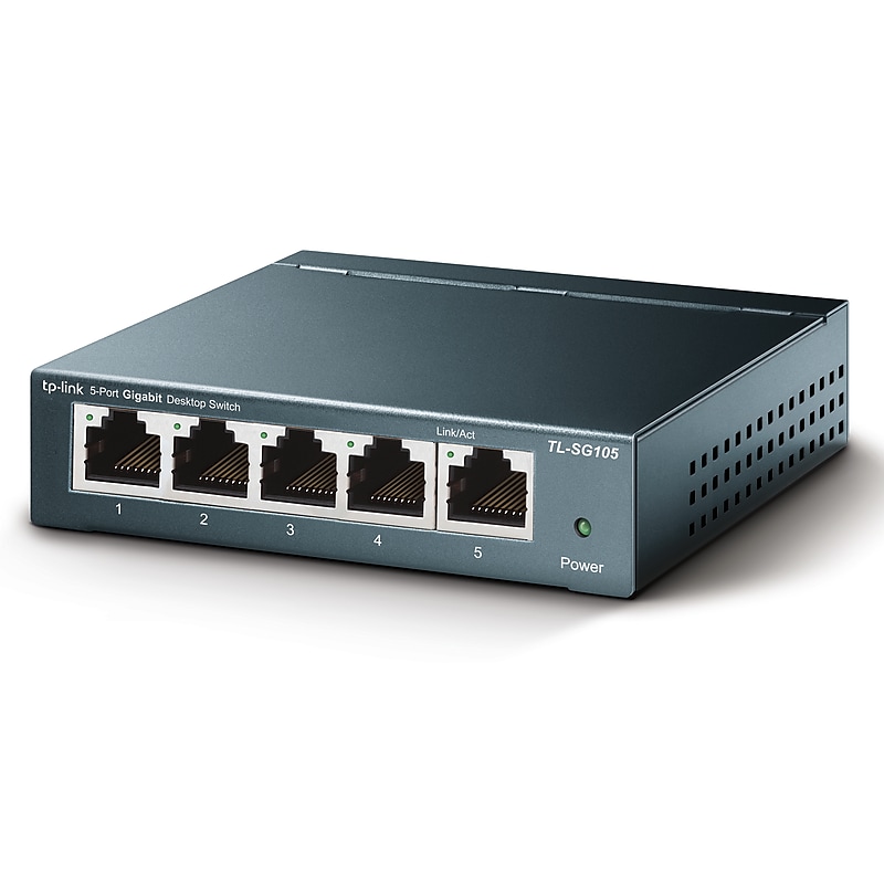 TP-LINK 5-Port 10/100/1000Mbps Desktop Switch (TL-SG105) image 1