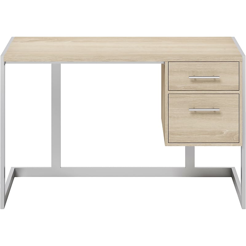 Whalen Peruzzi 48" Writing Desk, Greige Pecan (SPLS-PE48D) image 1
