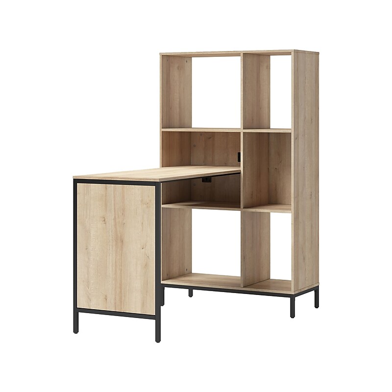 Whalen Turing 48"W Workstation Desk, Desert Ash (SPLS-TU48CD) image 1