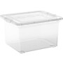 Keter 36 Qt. Snap-On Lid Storage Tote, Clear (242620)~#|#~sp126157660_sc7