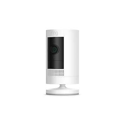 Ring Indoor/Outdoor Stick Up Cam, White (8504155) Sansujyuku sansujyuku.com