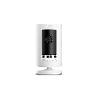 Ring Indoor/Outdoor Stick Up Cam, White (8504155) Sansujyuku sansujyuku.com