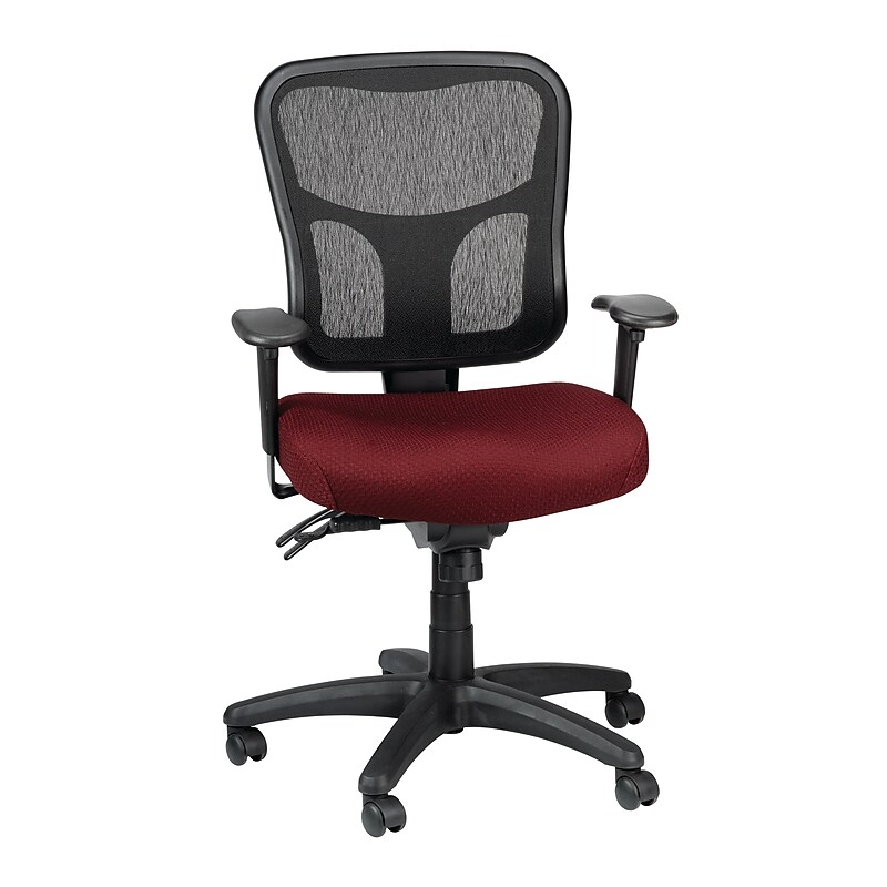 Tempur-Pedic TP8000 Mesh Task Chair, Burgundy (TP8000-BURG) image 1