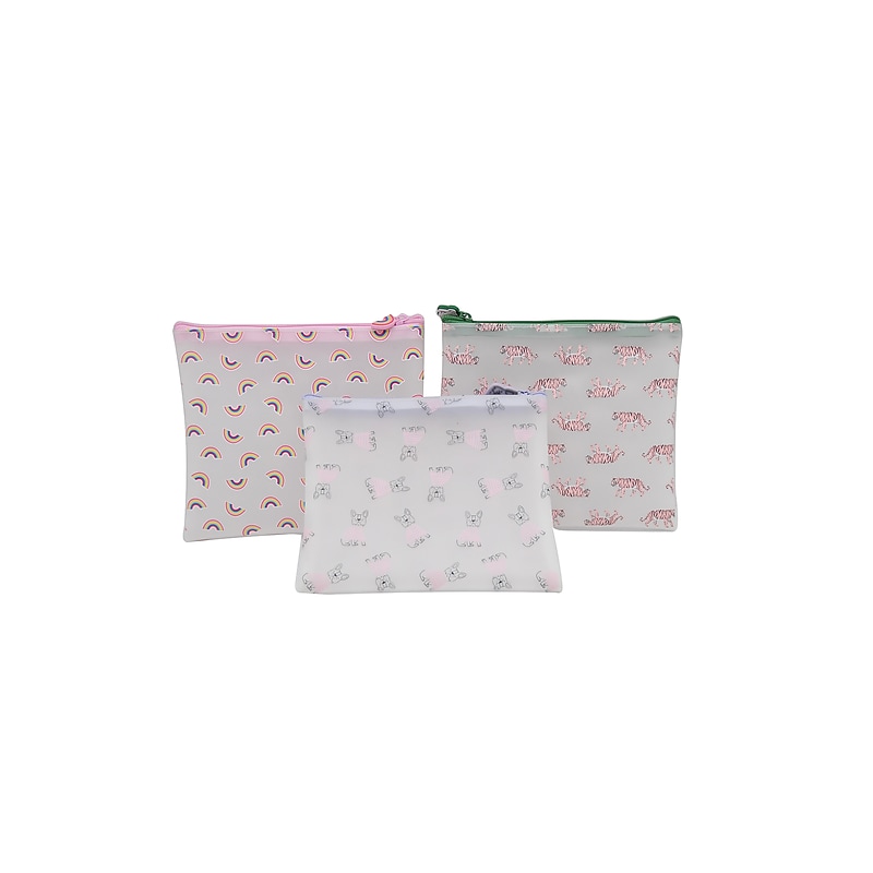 Pep Rally Frosted Zipper Pencil Pouch, Each (58866) image 1