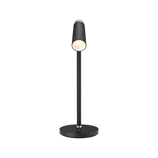 Rumi Lighting LED Desk Lamp, 14.72", Black/Gold Matte (ERP46STBLK/GLD