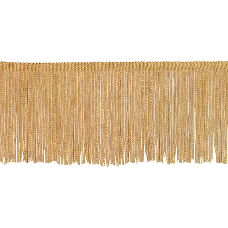 Chainette Fringe 4"X20yd-Gold image 1