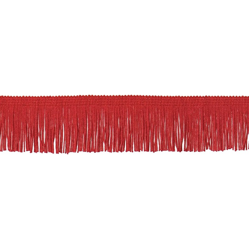 Chainette Fringe 2"X20yd-Red image 1