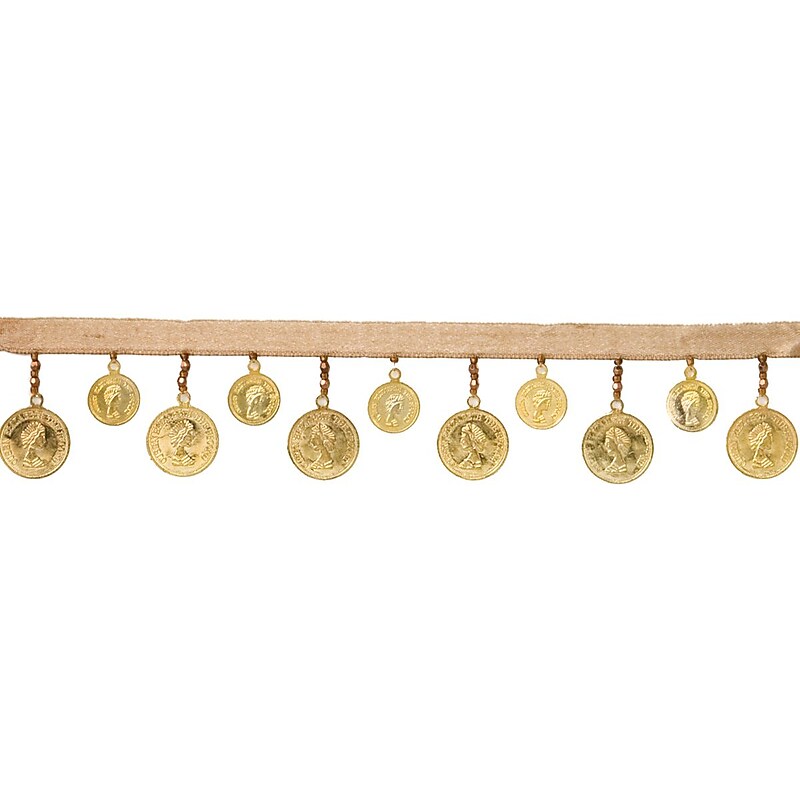 Coin Trim 1-3/4"X10yd-Gold image 1