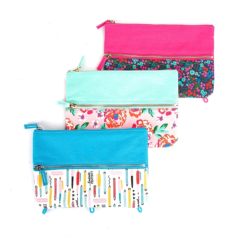 Pep Rally Zipper Canvas Pencil Pouch, Each (58947) image 1