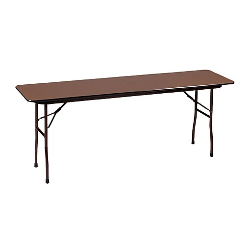 Correll Commercial Duty Folding Table in Walnut (CF1872PXA01) Staples