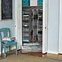 Household Essentials Gray Linen 6 Shelf Hanging Closet Organizer (66412)~#|#~sp12645773_sc7