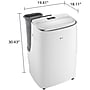 LG DUAL Inverter 115-Volt 14000 BTU (10000 BTU DOE) Portable Air Conditioner with Remote, WiFi Enabled, White (LP1419IVSM)~#|#~sp126566761_sc7