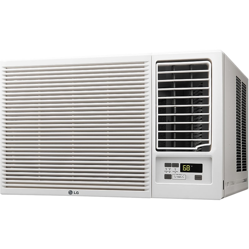 LG 230-Volt 23000 BTU Window Air Conditioner with Remote, White (LW2416HR) image 1