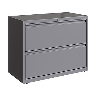 Hirsh HL10000 Series 3-Drawer Lateral File Cabinet, Locking
