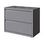 Hirsh HL10000 Series 2-Drawer Lateral File Cabinet, Locking, Letter/Legal, Arctic Silver, 36" (23744)~#|#~sp126585447_sc7
