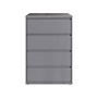 Hirsh HL10000 Series 4-Drawer Lateral File Cabinet, Locking, Letter/Legal, Arctic Silver, 36" (23746)~#|#~sp126585480_sc7