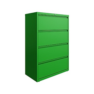 Hirsh HL10000 Series 5-Drawer Lateral File Cabinet, Locking