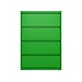 Hirsh HL10000 Series 4-Drawer Lateral File Cabinet, Locking, Letter/Legal, Screaming Green, 36" (24256)~#|#~sp126585494_sc7