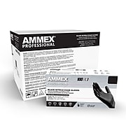 Ammex Professional Series Powder Free Nitrile Exam Gloves, Latex Free, Medium, 100/Box, 10/Carton (ABNPF44100-CC)