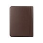 Bond Street Faux Leather Padfolio with Zipper Closure, Brown (WRC5043BS-BROWN)~#|#~sp126688787_sc7