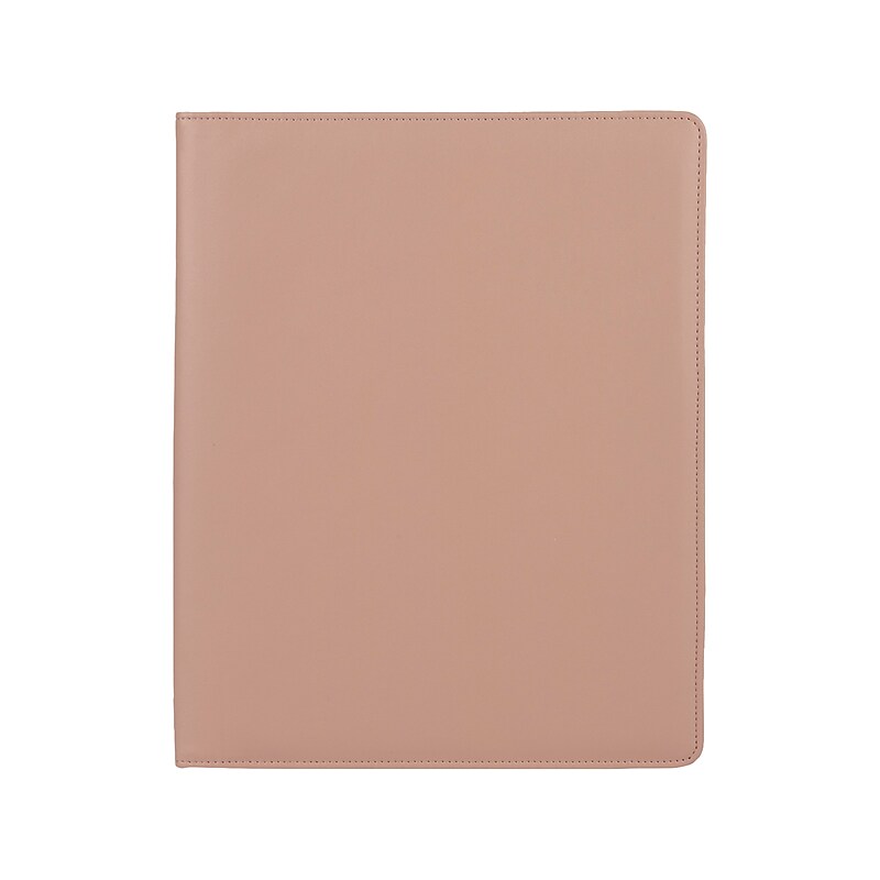Bond Street Faux Leather Portfolio Case with Zipper Closure, Rose (WRC1511BS-ROSE) image 1