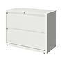 Hirsh HL10000 Series 2-Drawer Lateral File Cabinet, Locking, Letter/Legal, White, 36" (23700)~#|#~sp126688846_sc7