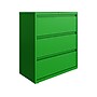 Hirsh HL10000 Series 3-Drawer Lateral File Cabinet, Locking, Letter/Legal, Screaming Green, 36" (24253)~#|#~sp126688856_sc7