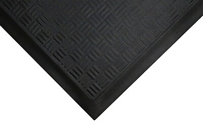 M+A Matting Comfort Station Max Anti-Fatigue Commercial Floor Mat, 3′ x 5′, Black (370035100) Sansujyuku sansujyuku.com