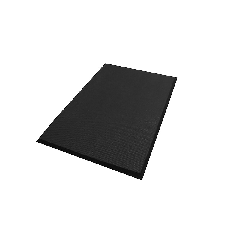 M + A Matting Cushion Complete Anti-Fatigue Commercial Floor Mat, 3' x 5', Black (494035000) image 1