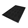 M+A Matting WaterHog Max Diamond Classic Mat, Universal Cleated 3' x 5', Black Smoke (22957035070)~#|#~sp126827721_sc7