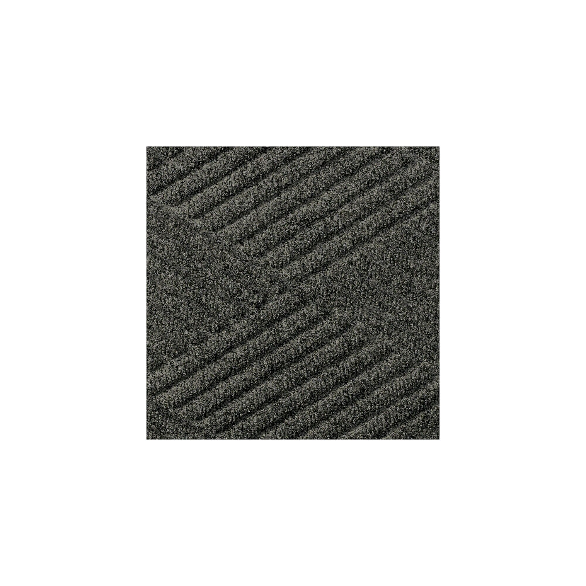M+A Matting WaterHog Max Diamond Commercial Wiper/Scraper Floor Mat, 4′ x 6′, Smooth, Black Smoke (22957046170) Sansujyuku sansujyuku.com