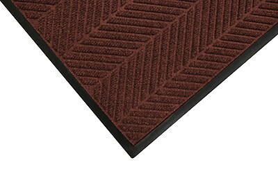 M+A Matting WaterHog Max Herringbone Classic Mat, Smooth, 3′ x 5′, Maroon (22407435170) Sansujyuku sansujyuku.com