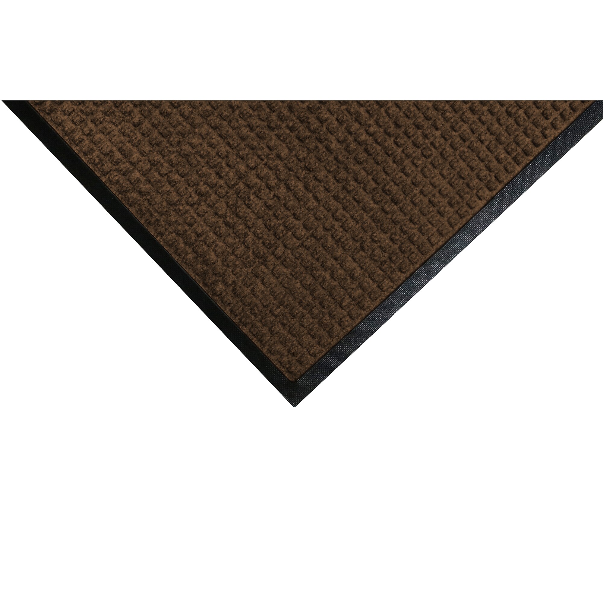 M+A Matting WaterHog Squares Classic Mat, Smooth, 6′ x 6′, Dark Brown (2005266170) Sansujyuku sansujyuku.com
