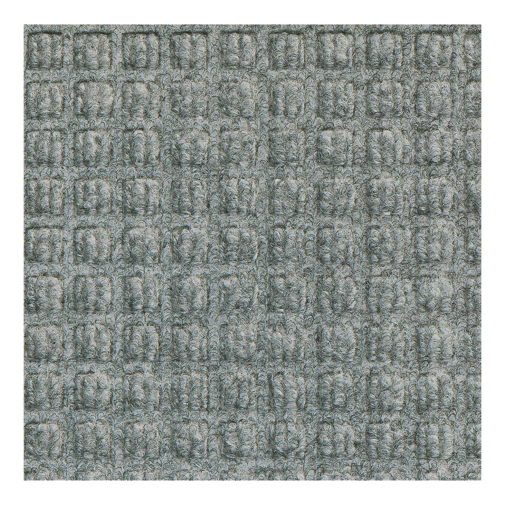 M+A Matting WaterHog Squares Classic Mat, Smooth, 4′ x 10′, Medium Grey (20057410170) Sansujyuku sansujyuku.com