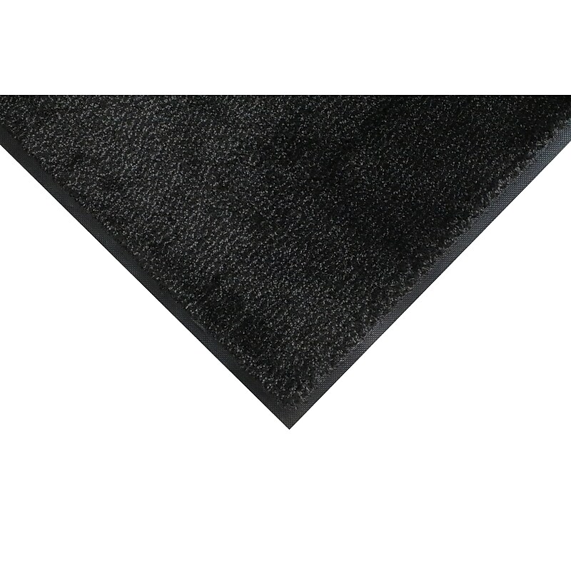 M + A Matting Classic MicroLuxx Commercial Entrance Floor Mat, 2.92' x 9.92', Black (120000000000) image 1