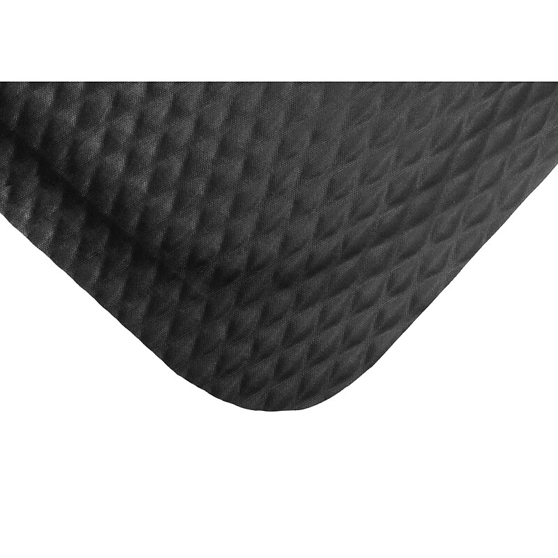 M + A Matting Hog Heaven Anti-Fatigue Commercial Floor Mat, 11.92' x 2.67', Black (4210312100) image 1