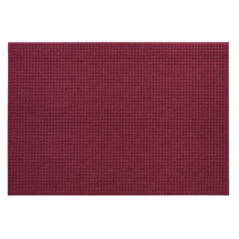 M+A Matting WaterHog Forklift Commercial Floor Mat, 4' x 6', Red/Black (12535546110) image 1