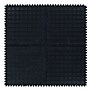 M + A Matting Hog Heaven 18" Modular Tile Anti-Fatigue Mat, 1.5' x 1.5', Black Center (447101100)~#|#~sp126828481_sc7