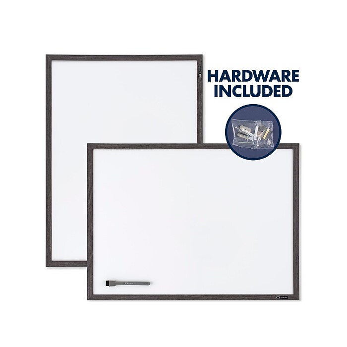Quartet Steel Dry-Erase Whiteboard, Gray Frame, 2' x 1.5