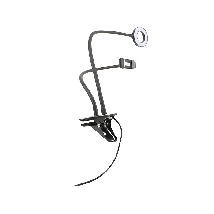 Vivitar Ring Light and Smartphone Kit, Black (VIVPC001) | Staples