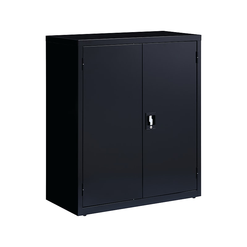 Hirsh 42" Steel Storage Cabinet with 3 Shelves, Black (22002) image 1