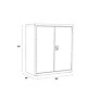 Hirsh 42" Steel Storage Cabinet with 3 Shelves, Black (22002)~#|#~sp126837063_sc7