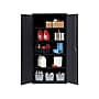 Hirsh 72" Steel Storage Cabinet with 5 Shelves, Black (22005)~#|#~sp126837081_sc7